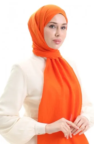 Katoenen Zachte Sjaal 70283-26 Oranje 70283-26