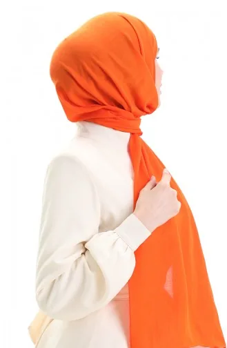 Katoenen Zachte Sjaal 70283-26 Oranje 70283-26