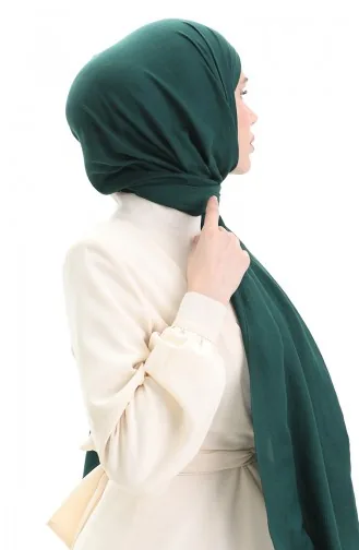 Pamuklu Soft Şal 70283-29 Koyu Zümrüt Yeşil