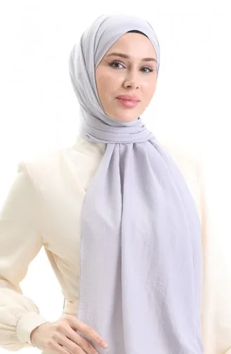 Katoenen Zachte Sjaal 70283-34 Zilvergrijs 70283-34