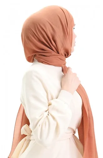 Katoenen Zachte Sjaal 70283-35 Bruin 70283-35