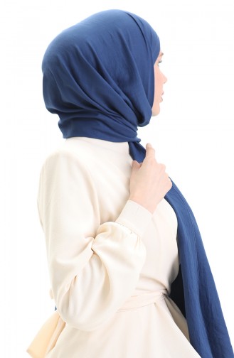 Pamuklu Soft Şal 70283-36 Açık Lacivert