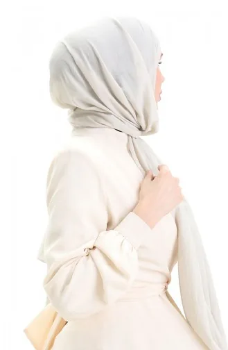 Katoenen Zachte Sjaal 70283-40 Lichtbeige 70283-40