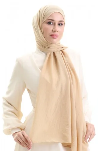 Katoenen Zachte Sjaal 70283-42 Licht Mosterdgeel 70283-42