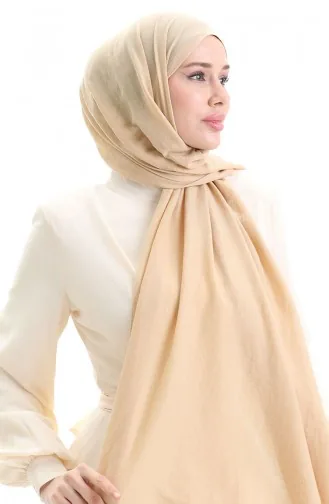 Katoenen Zachte Sjaal 70283-42 Licht Mosterdgeel 70283-42