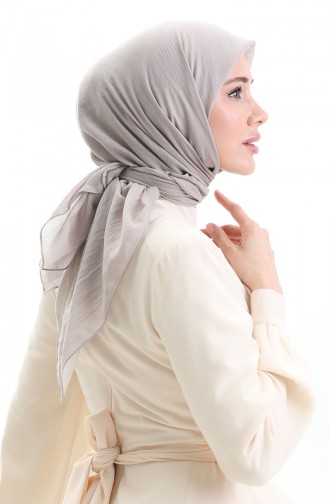 Pamuklu Soft Eşarp 70282-06 Taş
