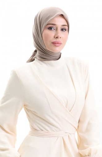 Pamuklu Soft Eşarp 70282-08 Vizon