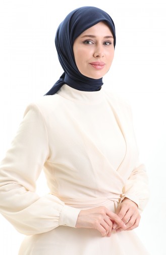 Pamuklu Soft Eşarp 70282-13 Lacivert