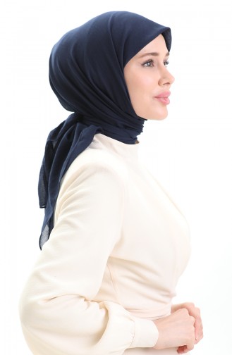 Pamuklu Soft Eşarp 70282-13 Lacivert