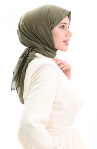 Pamuklu Soft Eşarp 70282-20 Kına Yeşili