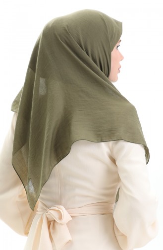 Pamuklu Soft Eşarp 70282-20 Kına Yeşili