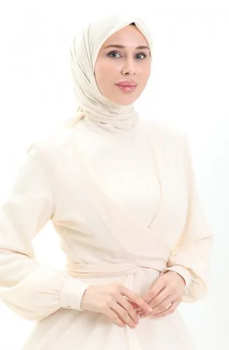 Katoenen Zachte Sjaal 70282-30 Donker Crème 70282-30