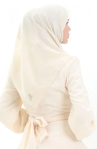 Katoenen Zachte Sjaal 70282-30 Donker Crème 70282-30