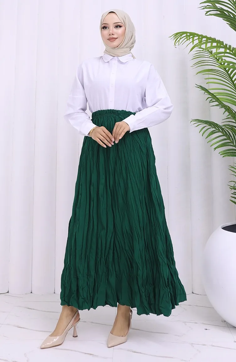 Jupe Vert emeraude 0050-09