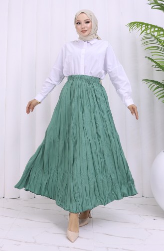 Jupe Vert noisette 0050-10