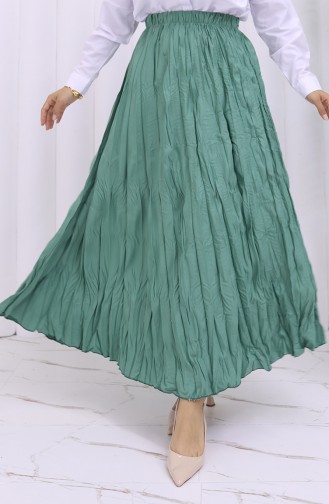 Jupe Vert noisette 0050-10