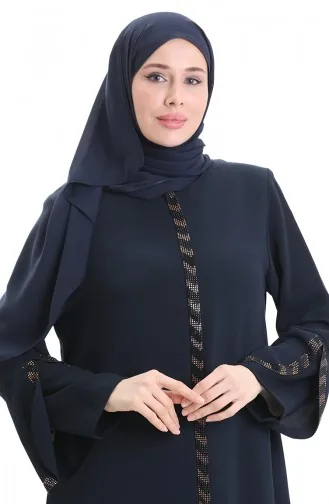 Abayas Bleu Marine 2038-02