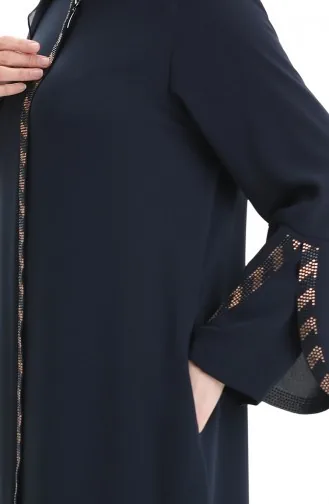 Abayas Bleu Marine 2038-02