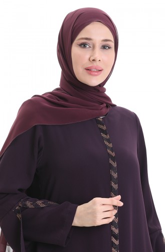Abayas Plum 2038-03