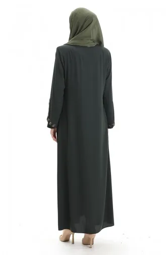 Khaki Abayas 2038-04
