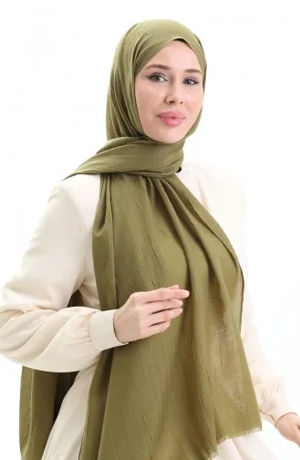 Bambu Şal 70281-04 Zeytin Yeşili