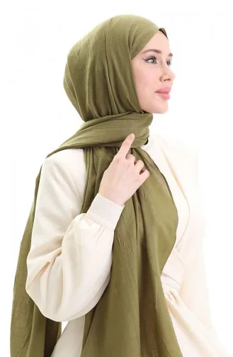 Bambu Şal 70281-04 Zeytin Yeşili