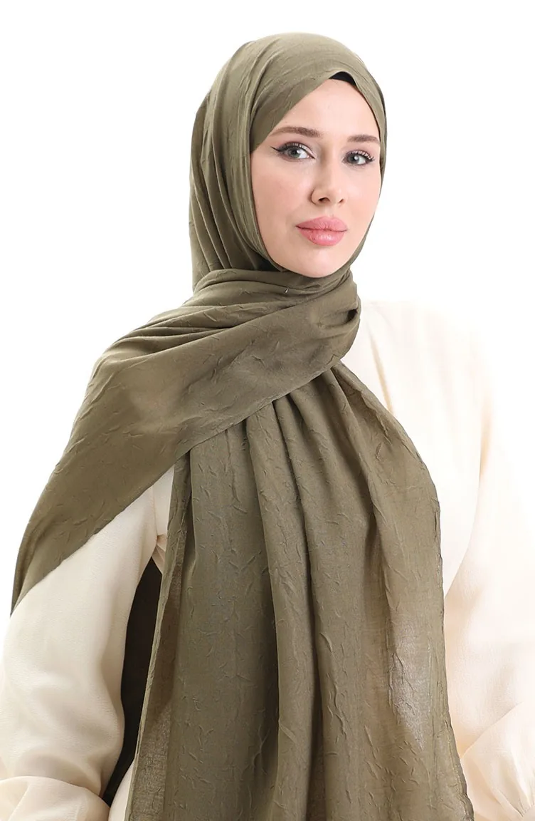 Bambu Şal 70281-05 Açık Haki Yeşil