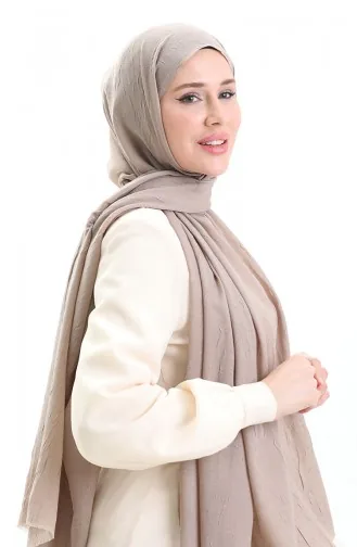 Bambu Şal 70281-16 Koyu Taş