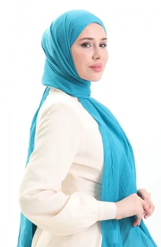 Bambu Şal 70281-19 Turkuaz
