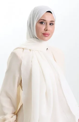 Bambu Şal 70281-30 Krem