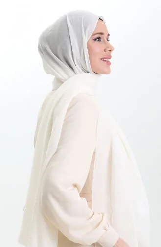 Bambu Şal 70281-30 Krem