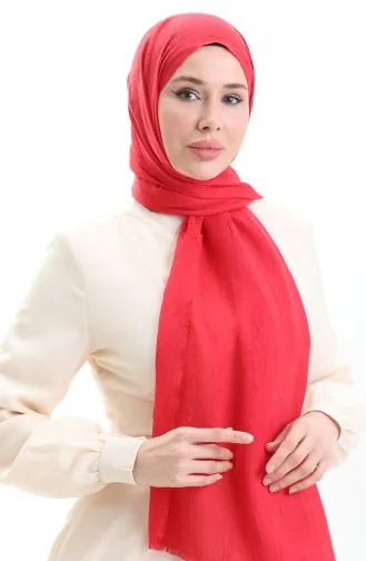 Bambu Şal 70281-32 Mercan Kırmızısı