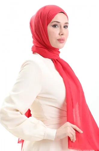 Bambu Şal 70281-32 Mercan Kırmızısı