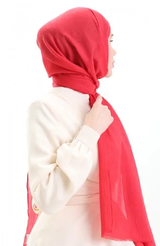 Bambu Şal 70281-32 Mercan Kırmızısı