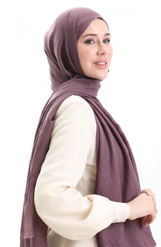 Bambu Şal 70281-38 Açık Mürdüm