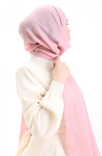 Bambu Şal 70281-41 Açık Gül Kurusu