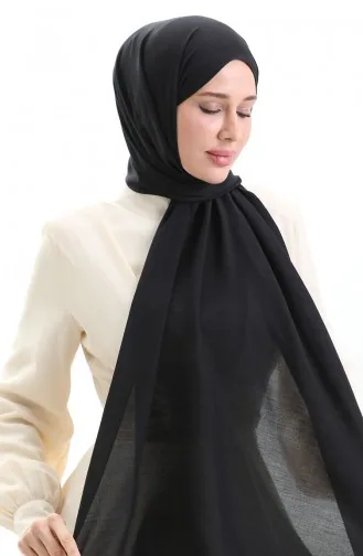 Katoenen Zachte Sjaal 70283-05 Zwart 70283-05