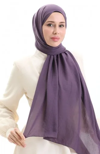Katoenen Zachte Sjaal 70283-07 Donkerlila 70283-07