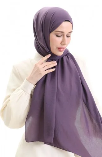 Katoenen Zachte Sjaal 70283-07 Donkerlila 70283-07