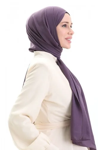 Katoenen Zachte Sjaal 70283-07 Donkerlila 70283-07