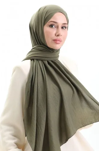 Pamuklu Soft Şal 70283-10 Kına Yeşili