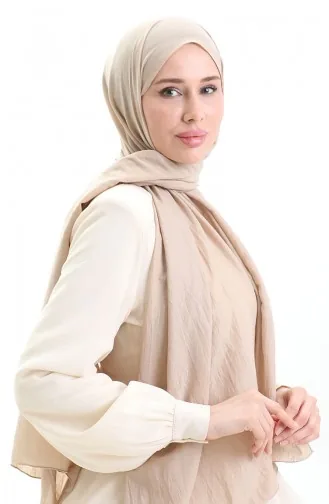 Katoenen Zachte Sjaal 70283-13 Donkerbeige 70283-13