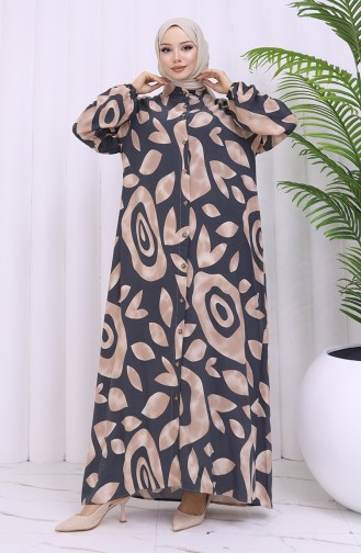 Nerz Hijab Kleider 2029-03