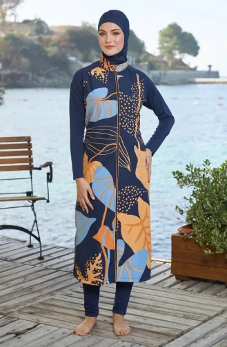 Volledig Bedekkend Hijab-zwempak 25981-01 Marineblauw 25981-01
