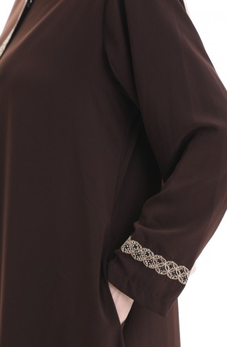 Dark Brown Abaya 5083-08
