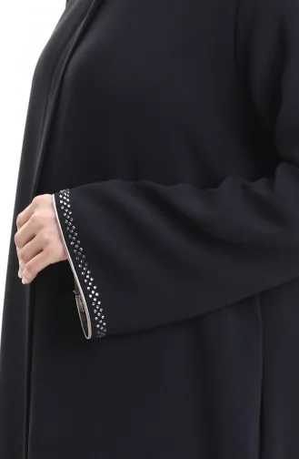 Modal Kumaş Hürrem Kol Ferace 1904-06 Lacivert Vizon