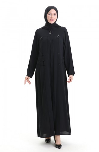 Black Abaya 6148-01