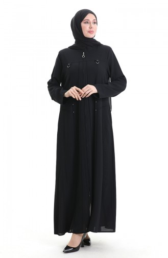 Black Abaya 6148-01