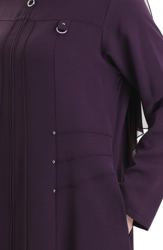 Plum Abaya 6148-03