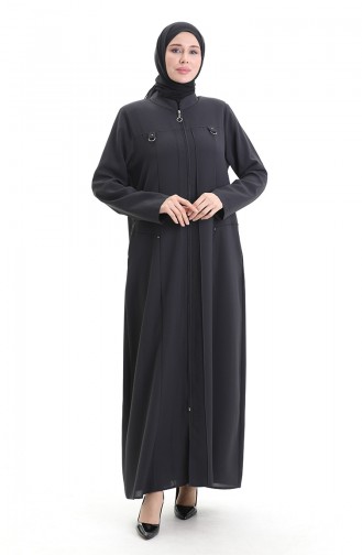 Gray Abaya 6148-06